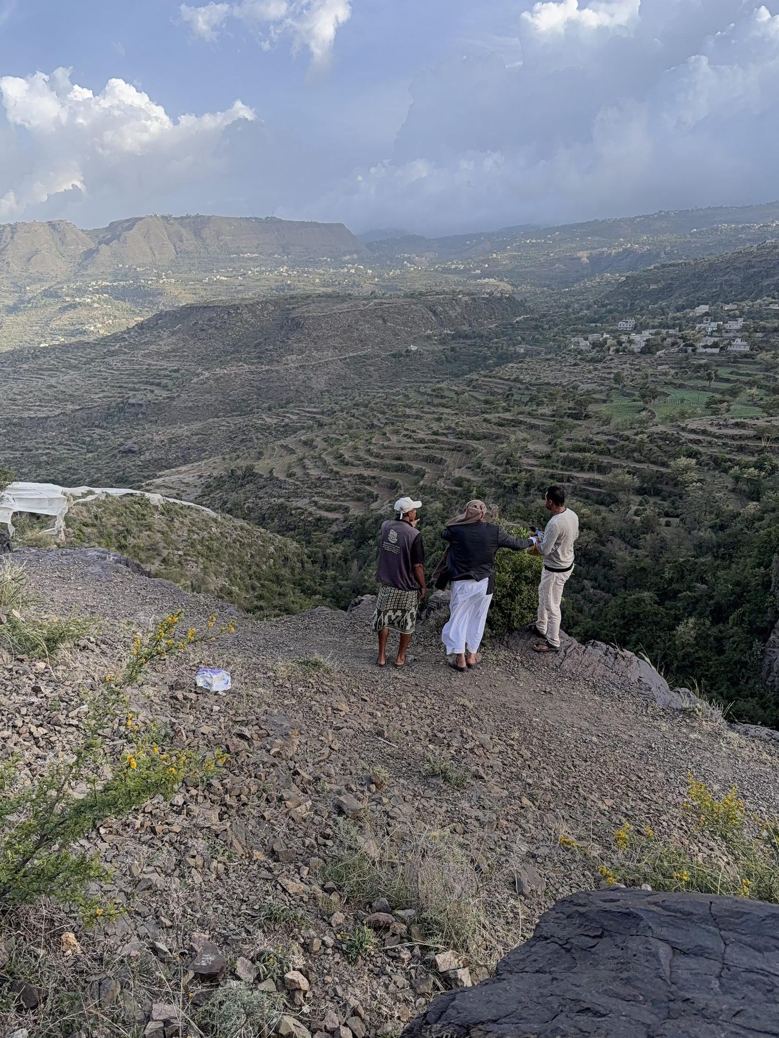 Overlooking the valley — the image our emblem is drawn from